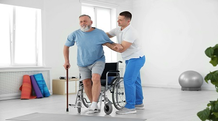 Stroke rehab at home India
